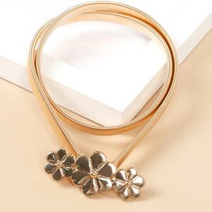 Gold Floral Necklace